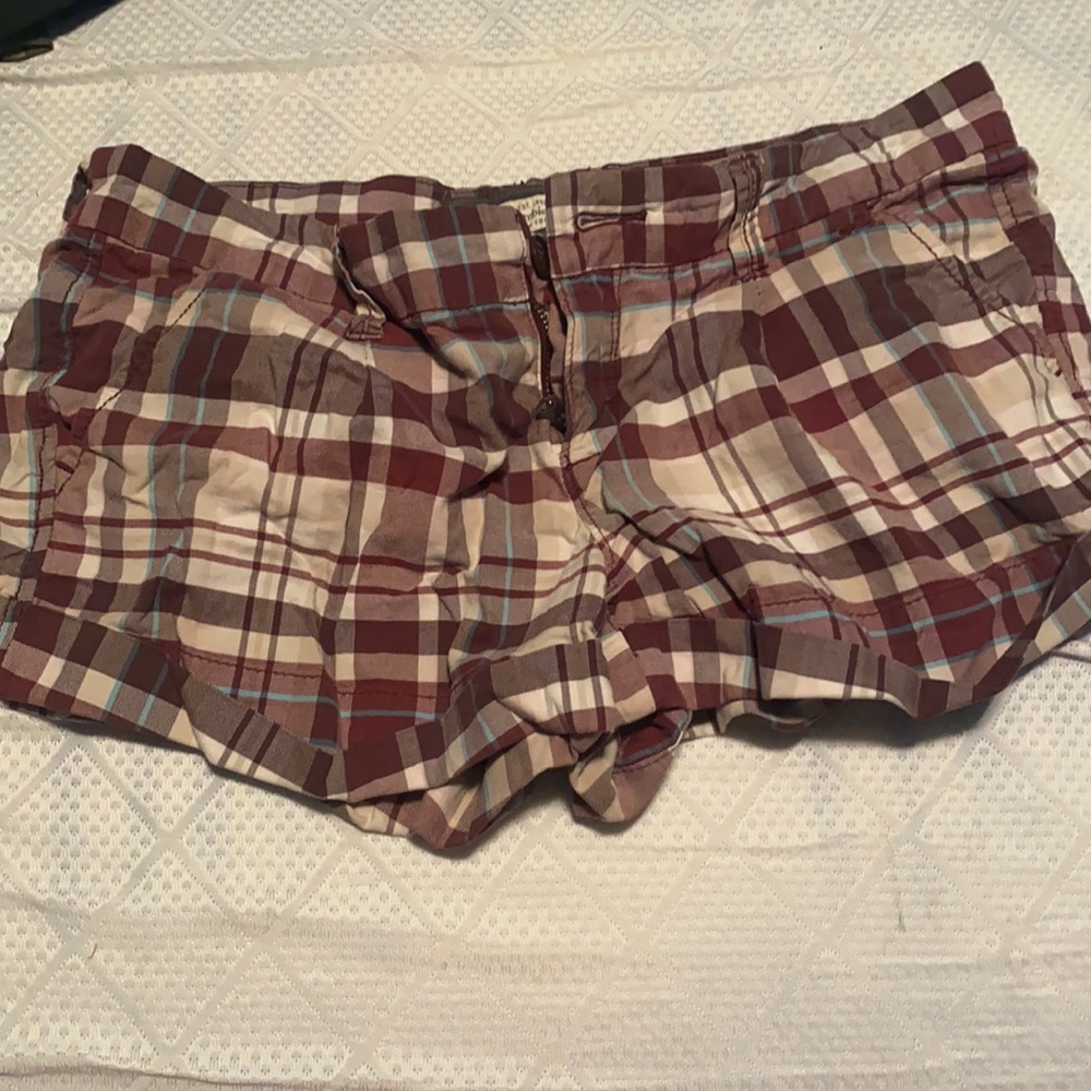 Abercrombie size 4 plaid shorts